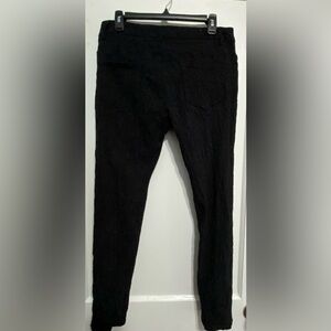 Eric Brand black lace textured stretch pants - Women’s size 8